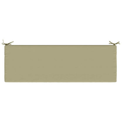 2-Piece Bench Cushions SOEST 2 pcs 100% Polyester Light Green