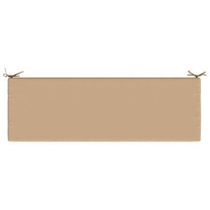 2-Piece Bench Cushions SOEST 2 pcs 100% Polyester Sand