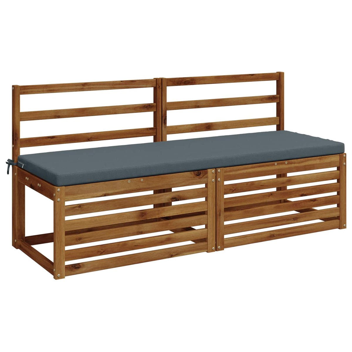 2-Piece Bench Cushions SOEST 2 pcs 100% Polyester Blue