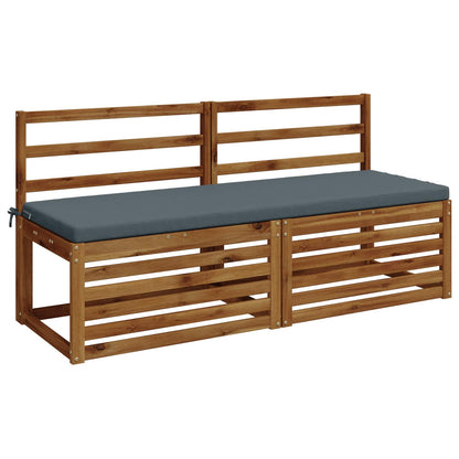 2-Piece Bench Cushions SOEST 2 pcs 100% Polyester Blue