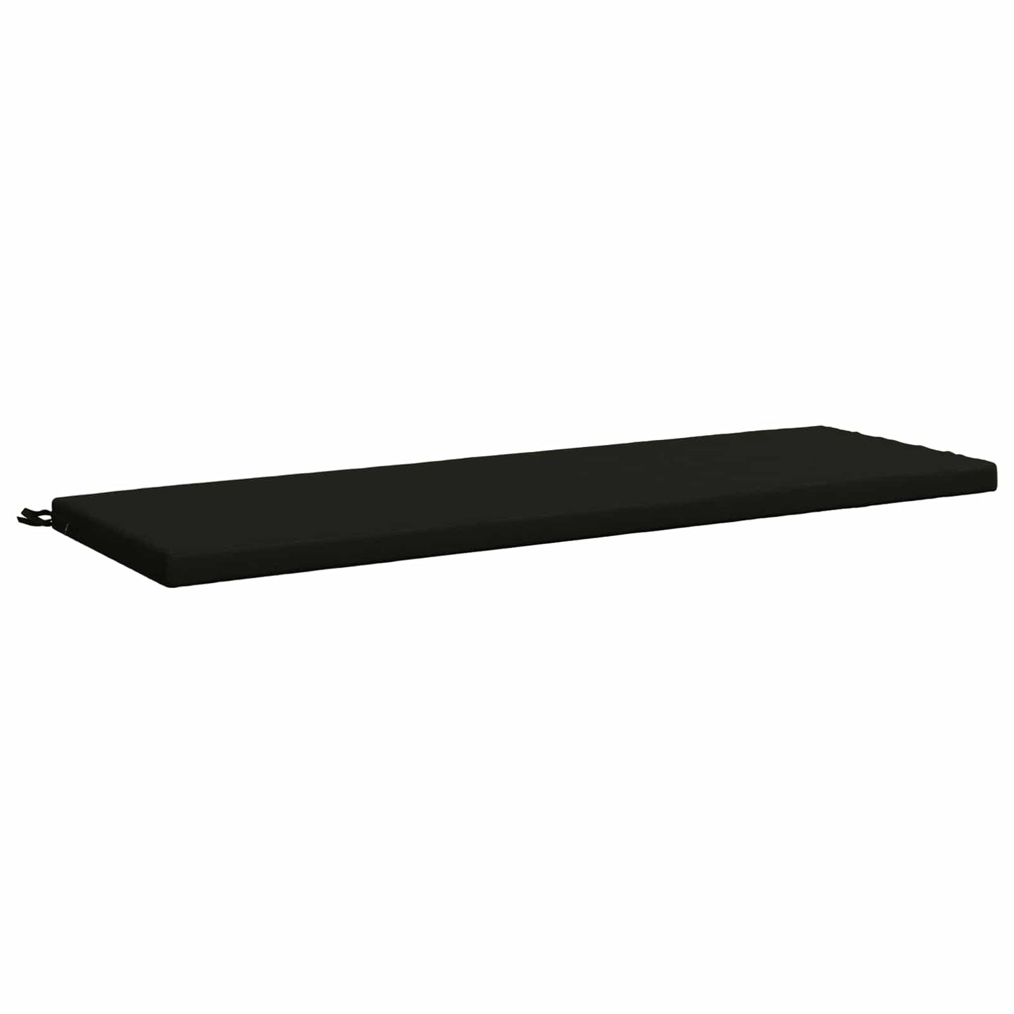 2-Piece Bench Cushions SOEST 2 pcs 100% Polyester Black