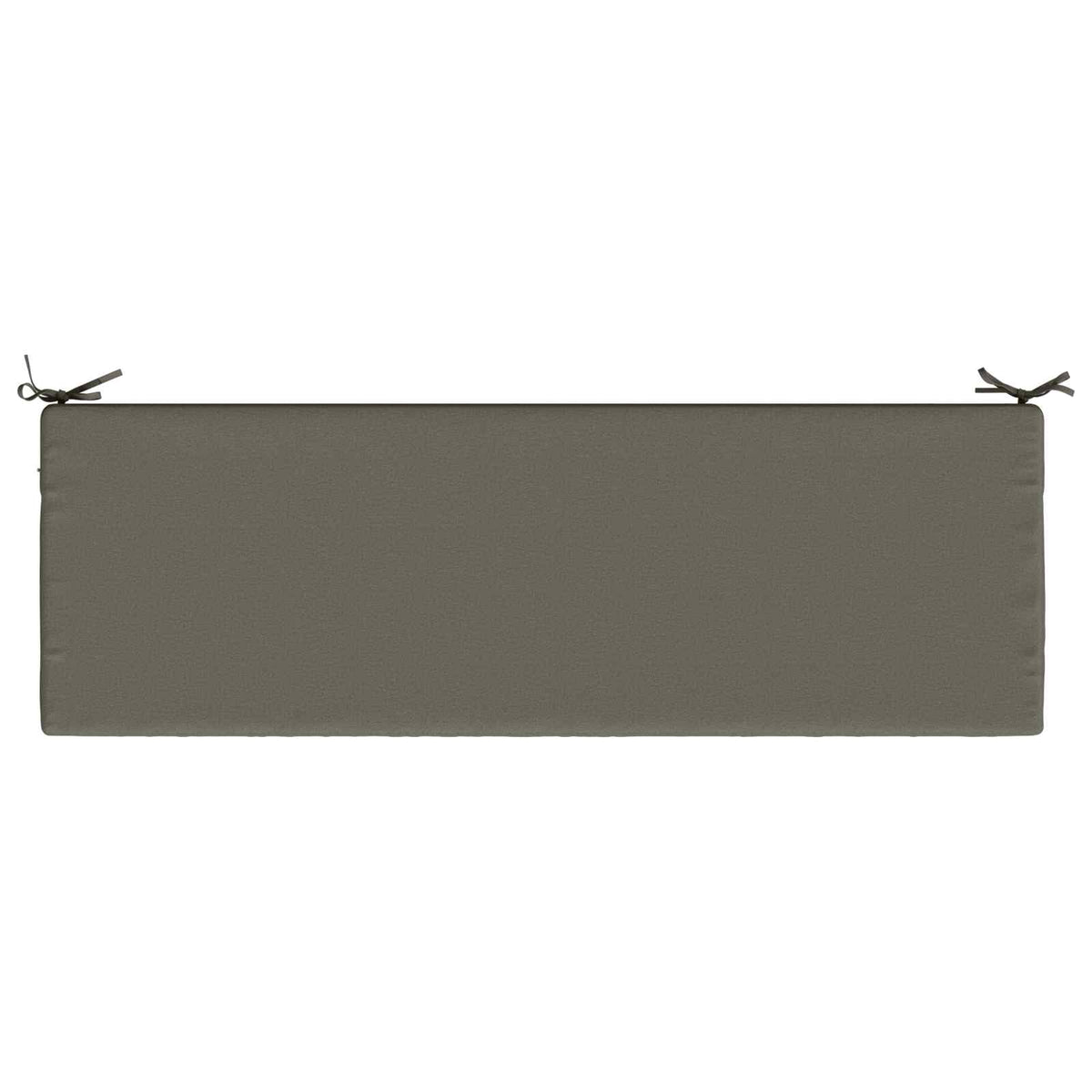 2-Piece Bench Cushions SOEST 2 pcs 100% Polyester Grey