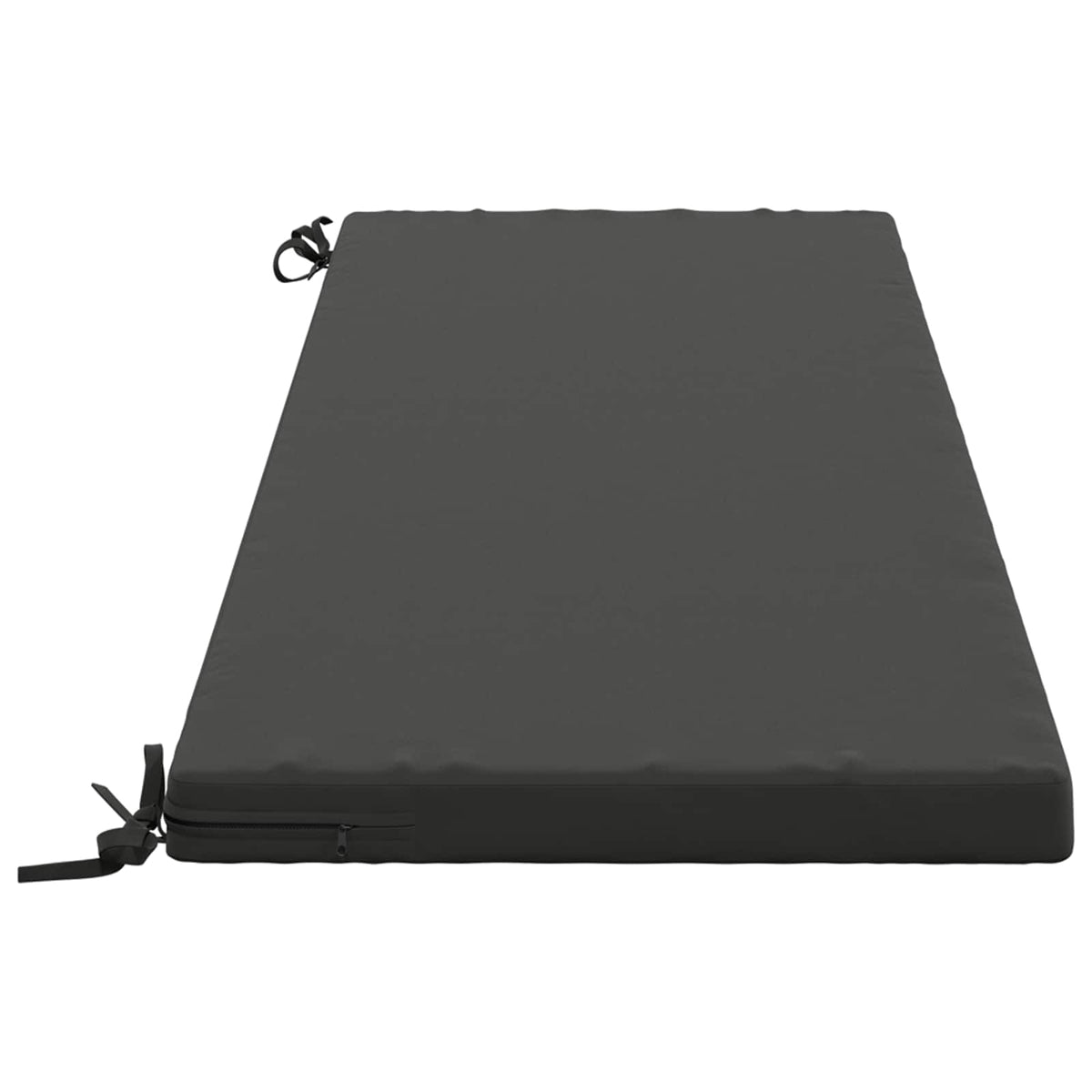 2-Piece Bench Cushions SOEST 2 pcs 100% Polyester Anthracite