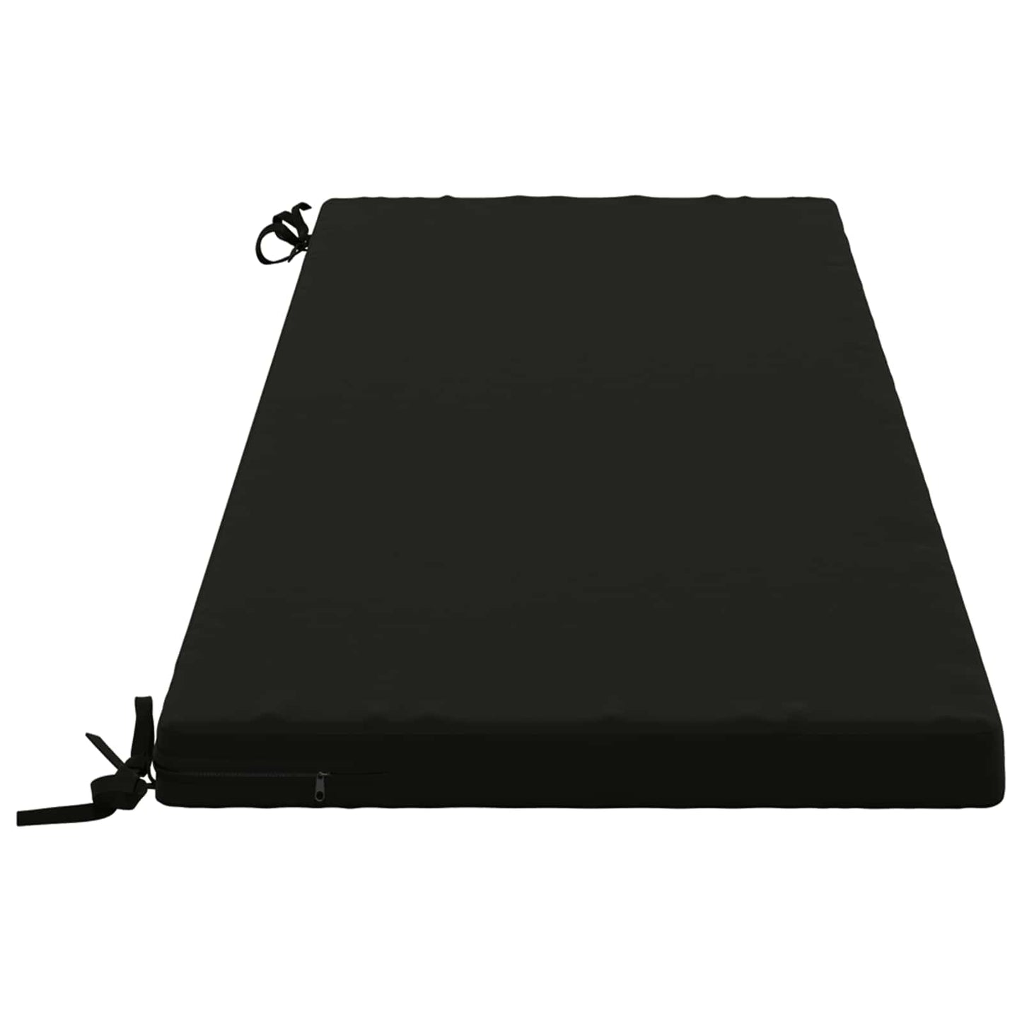 2-Piece Bench Cushions SOEST 2 pcs 100% Polyester Black