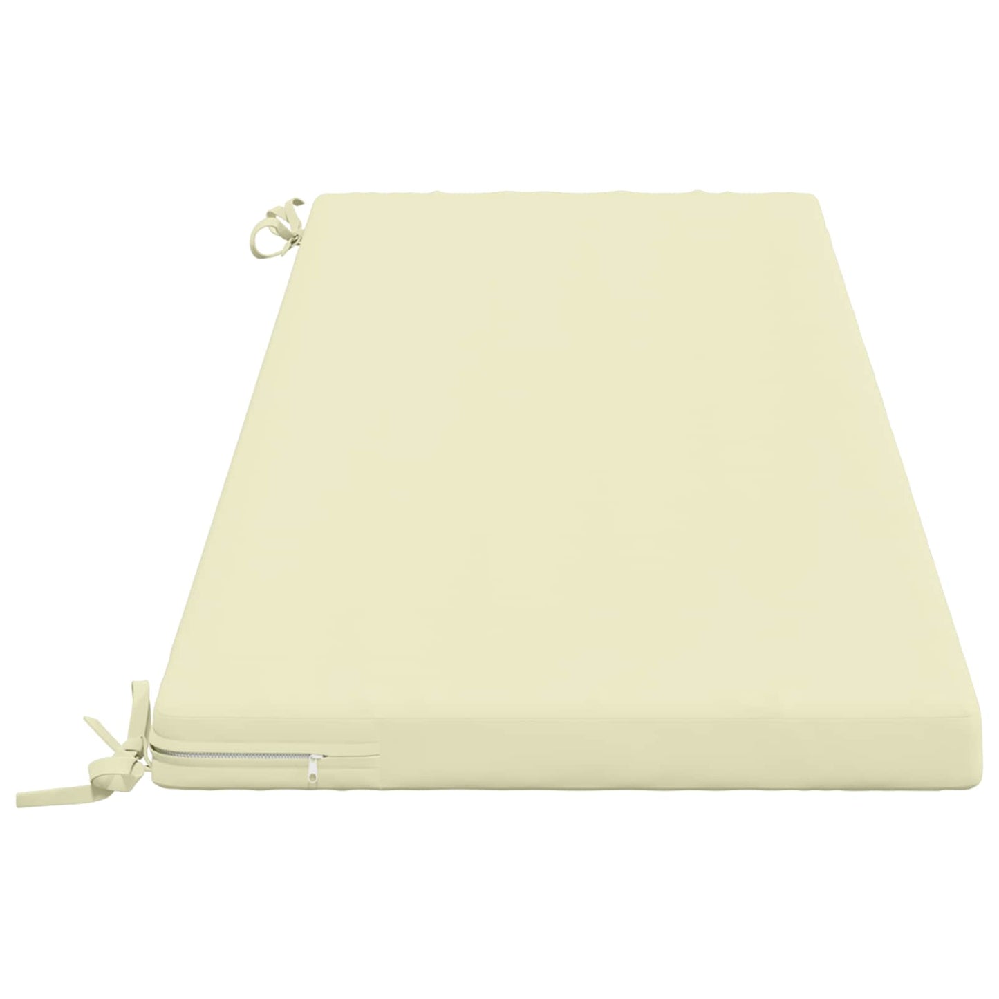 2-Piece Bench Cushions SOEST 2 pcs 100% Polyester Cream