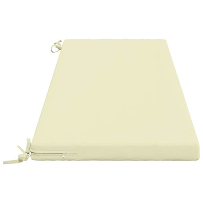 2-Piece Bench Cushions SOEST 2 pcs 100% Polyester Cream