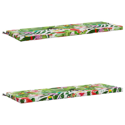2-Piece Bench Cushions SOEST 2 pcs 100% Polyester Multicolour