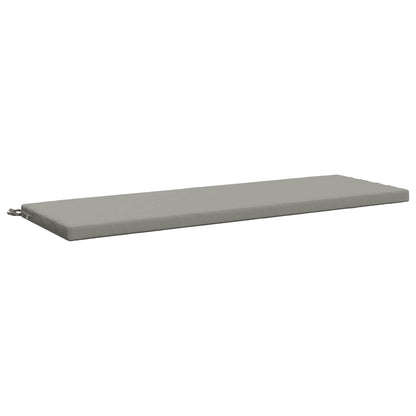 2-Piece Bench Cushions SOEST 2 pcs 100% Polyester Grey