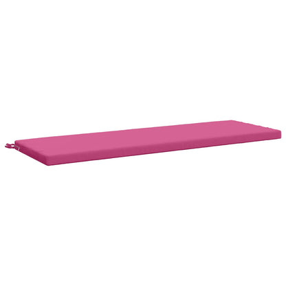 2-Piece Bench Cushions SOEST 2 pcs 100% Polyester Pink