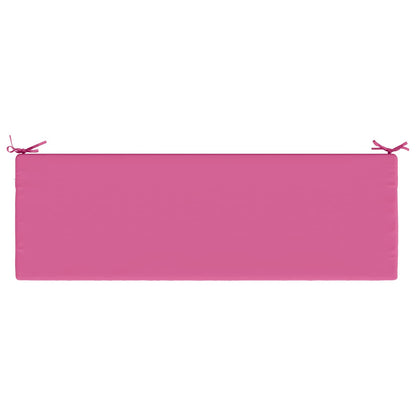 2-Piece Bench Cushions SOEST 2 pcs 100% Polyester Pink