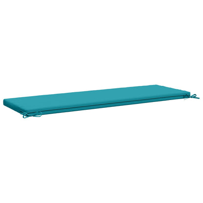 2-Piece Bench Cushions SOEST 2 pcs 100% Polyester Turquoise