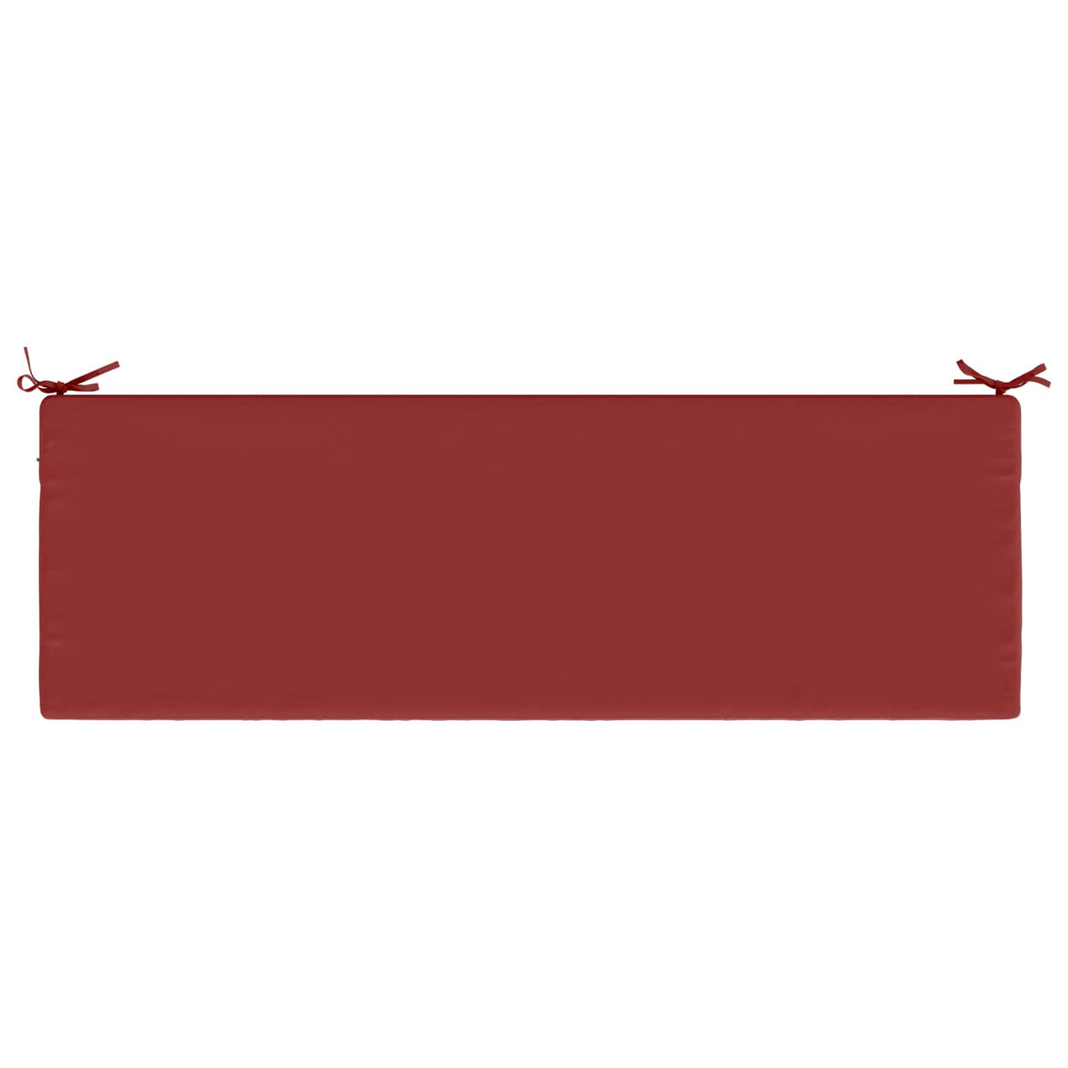 2-Piece Bench Cushions SOEST 2 pcs 100% Polyester Wine Red