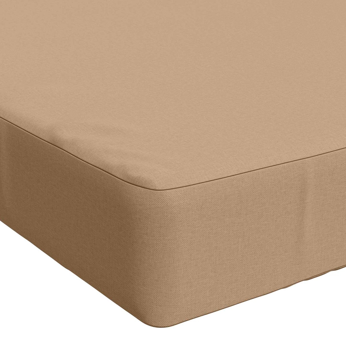 2-Piece Bench Cushions SOEST 2 pcs 100% Polyester Sand