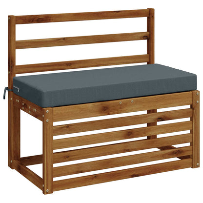Bench Cushion SOEST 100% Polyester Blue 60 x 40 x 8 cm