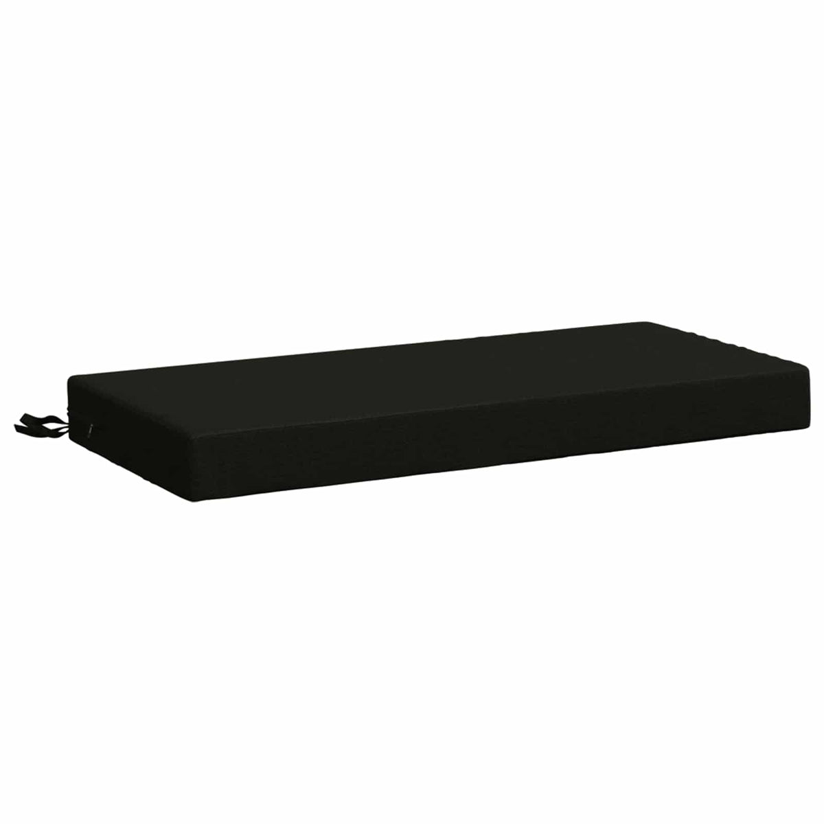 2-Piece Bench Cushions SOEST 2 pcs 100% Polyester Black