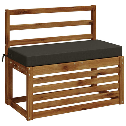 2-Piece Bench Cushions SOEST 2 pcs 100% Polyester Anthracite