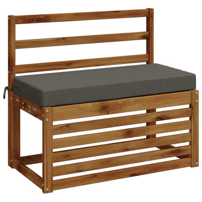 2-Piece Bench Cushions SOEST 2 pcs 100% Polyester Grey