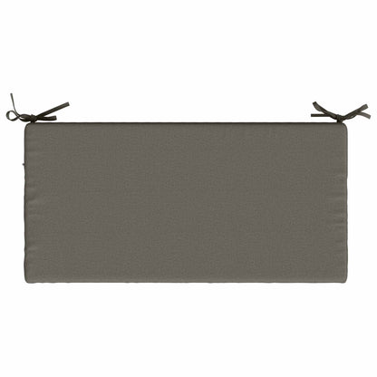 2-Piece Bench Cushions SOEST 2 pcs 100% Polyester Grey