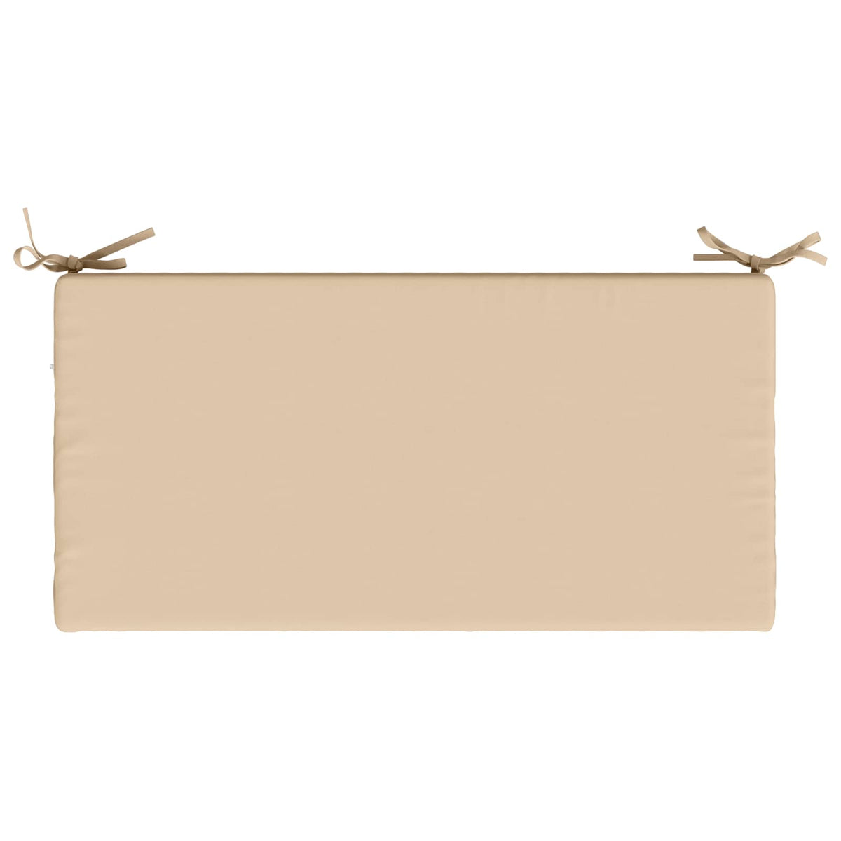2-Piece Bench Cushions SOEST 2 pcs 100% Polyester Cream