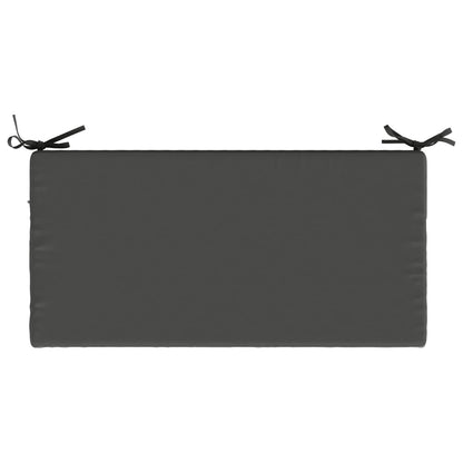Bench Cushion SOEST 100% Polyester Anthracite 60 x 40 x 8 cm