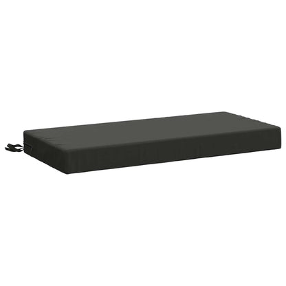 2-Piece Bench Cushions SOEST 2 pcs 100% Polyester Anthracite