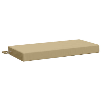 2-Piece Bench Cushions SOEST 2 pcs 100% Polyester Beige