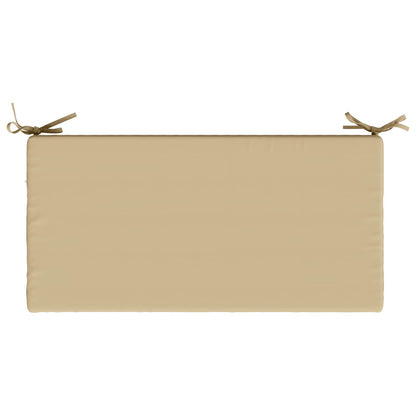 2-Piece Bench Cushions SOEST 2 pcs 100% Polyester Beige