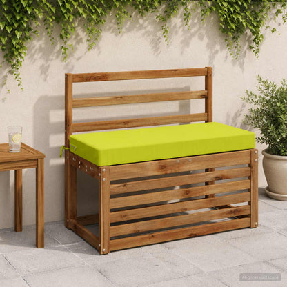 Bench Cushion SOEST 100% Polyester Bright Green 60 x 40 x 8 cm