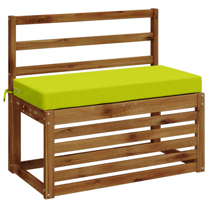 Bench Cushion SOEST 100% Polyester Bright Green 60 x 40 x 8 cm