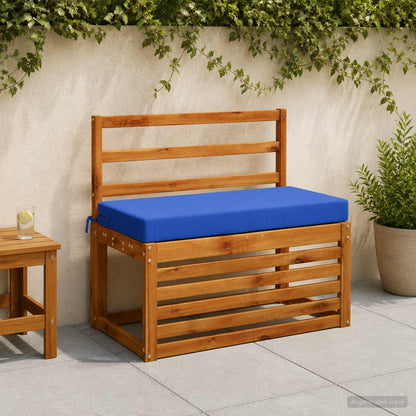 2-Piece Bench Cushions SOEST 2 pcs 100% Polyester Royal Blue