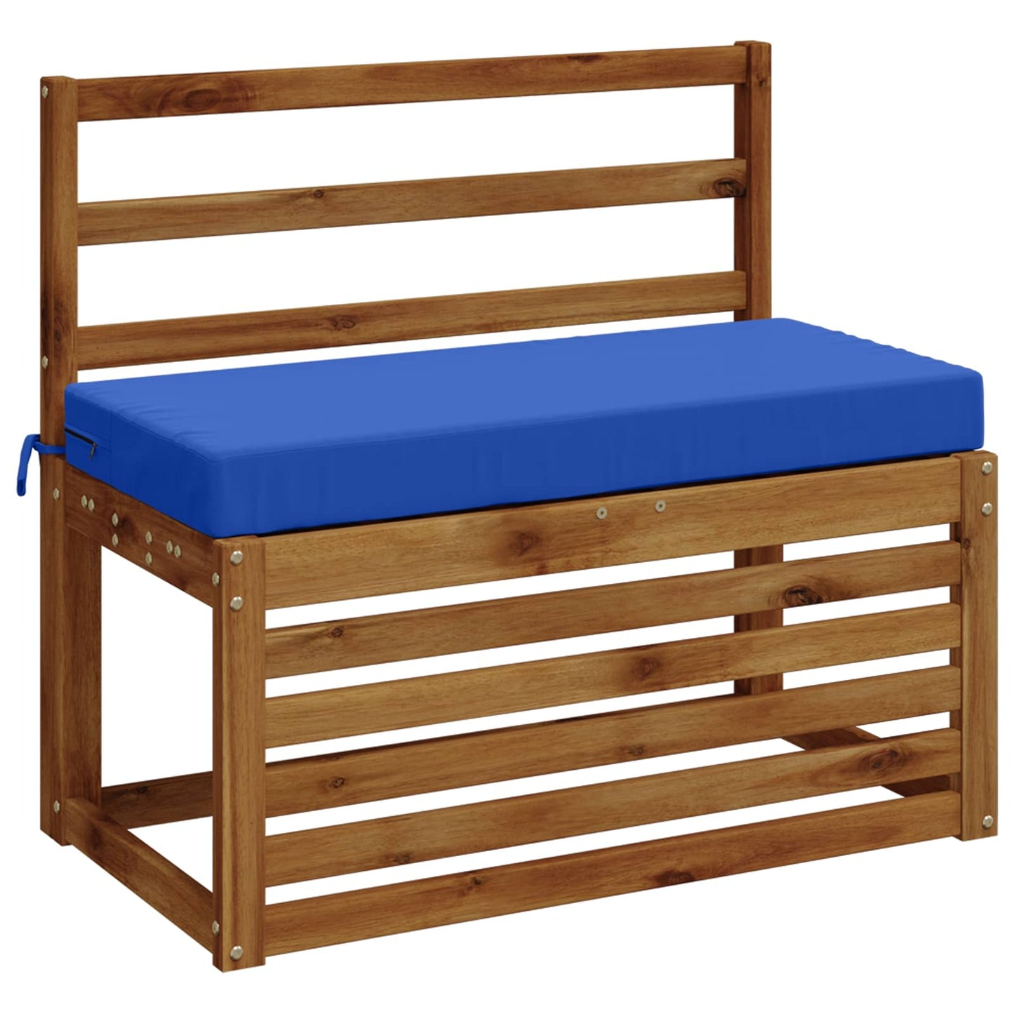 2-Piece Bench Cushions SOEST 2 pcs 100% Polyester Royal Blue