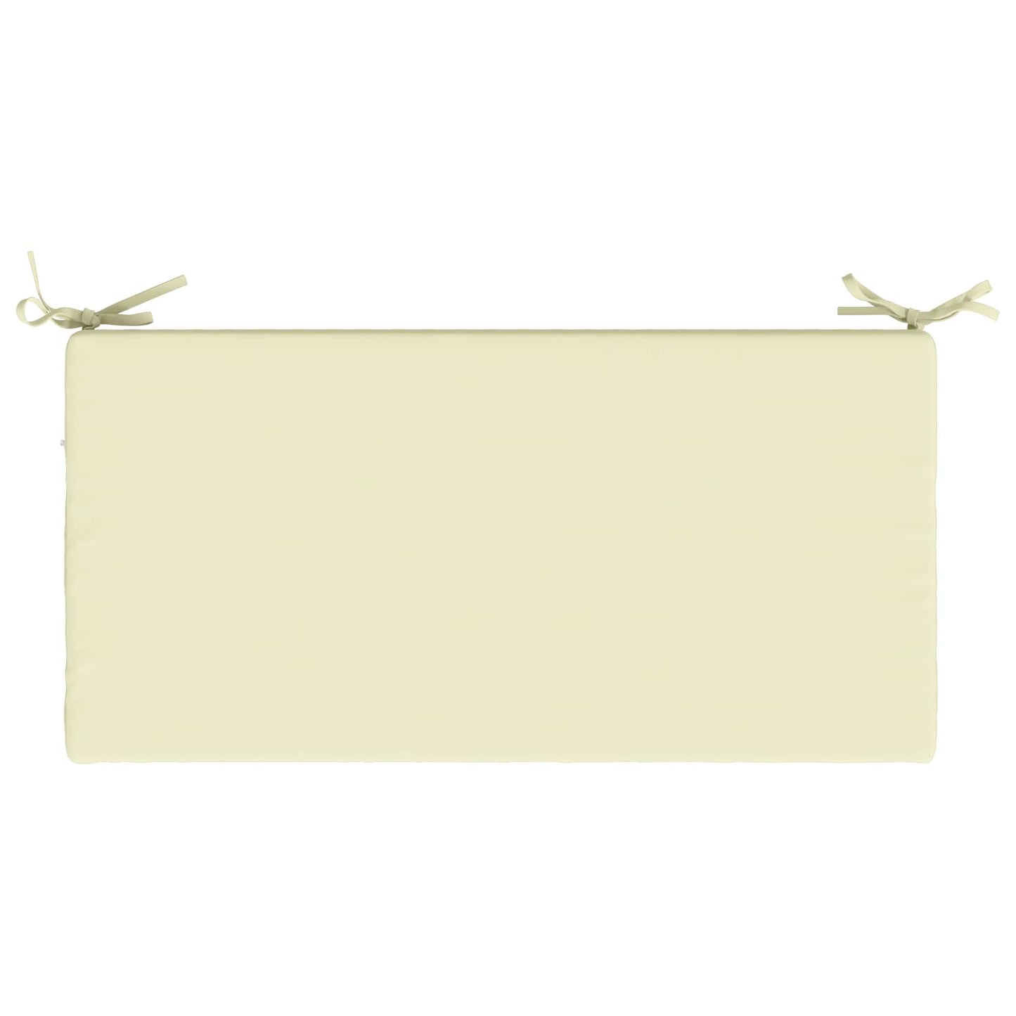 2-Piece Bench Cushions SOEST 2 pcs 100% Polyester Cream