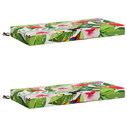 2-Piece Bench Cushions SOEST 2 pcs 100% Polyester Multicolour