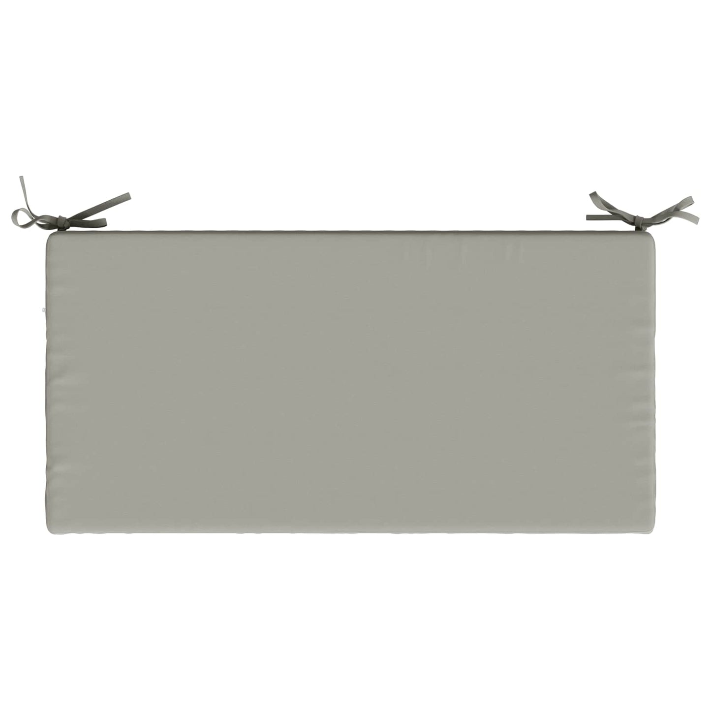 2-Piece Bench Cushions SOEST 2 pcs 100% Polyester Grey
