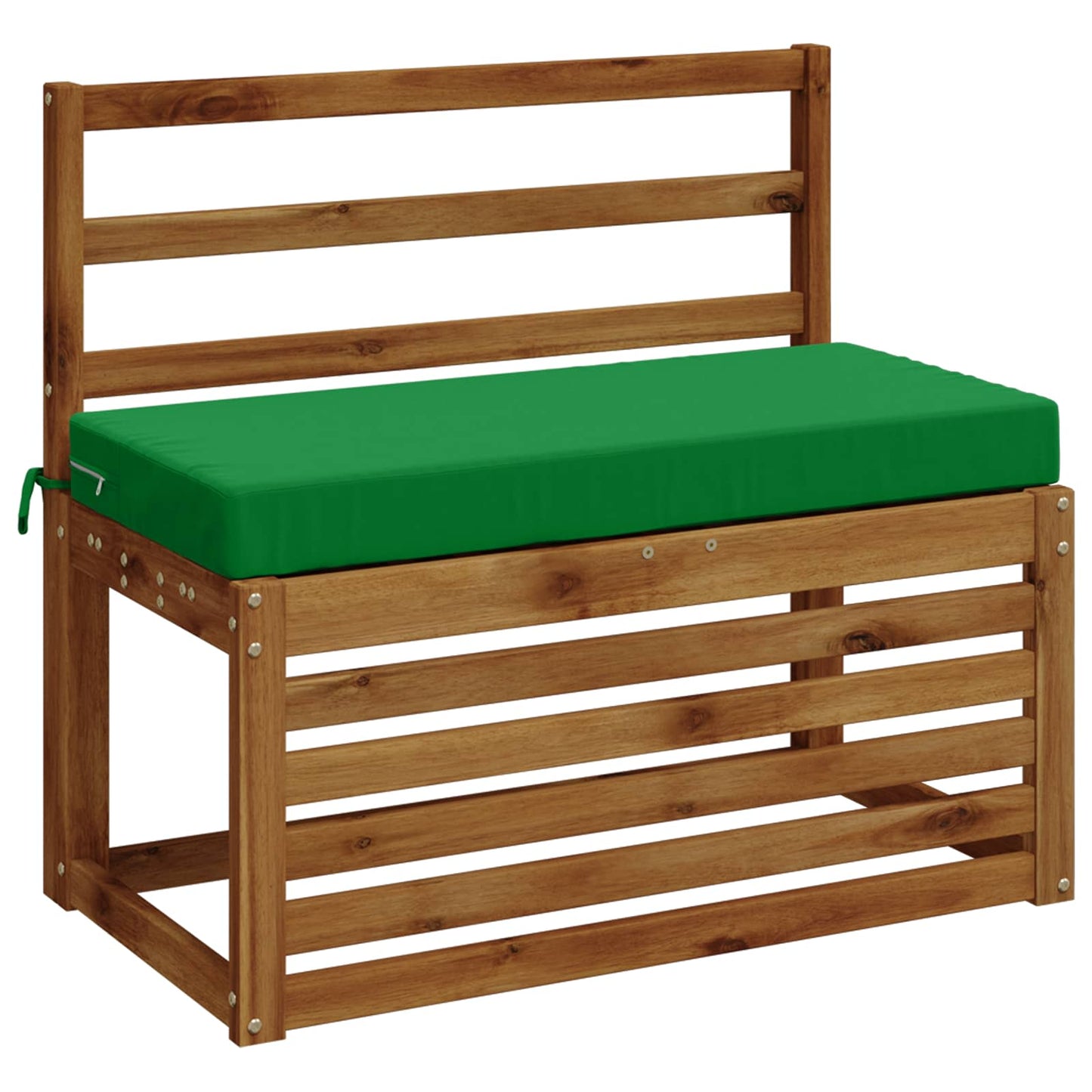 2-Piece Bench Cushions SOEST 2 pcs 100% Polyester Green