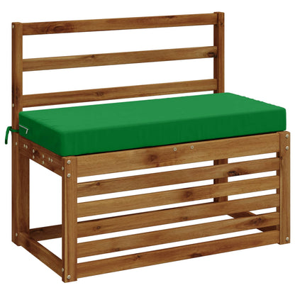 2-Piece Bench Cushions SOEST 2 pcs 100% Polyester Green