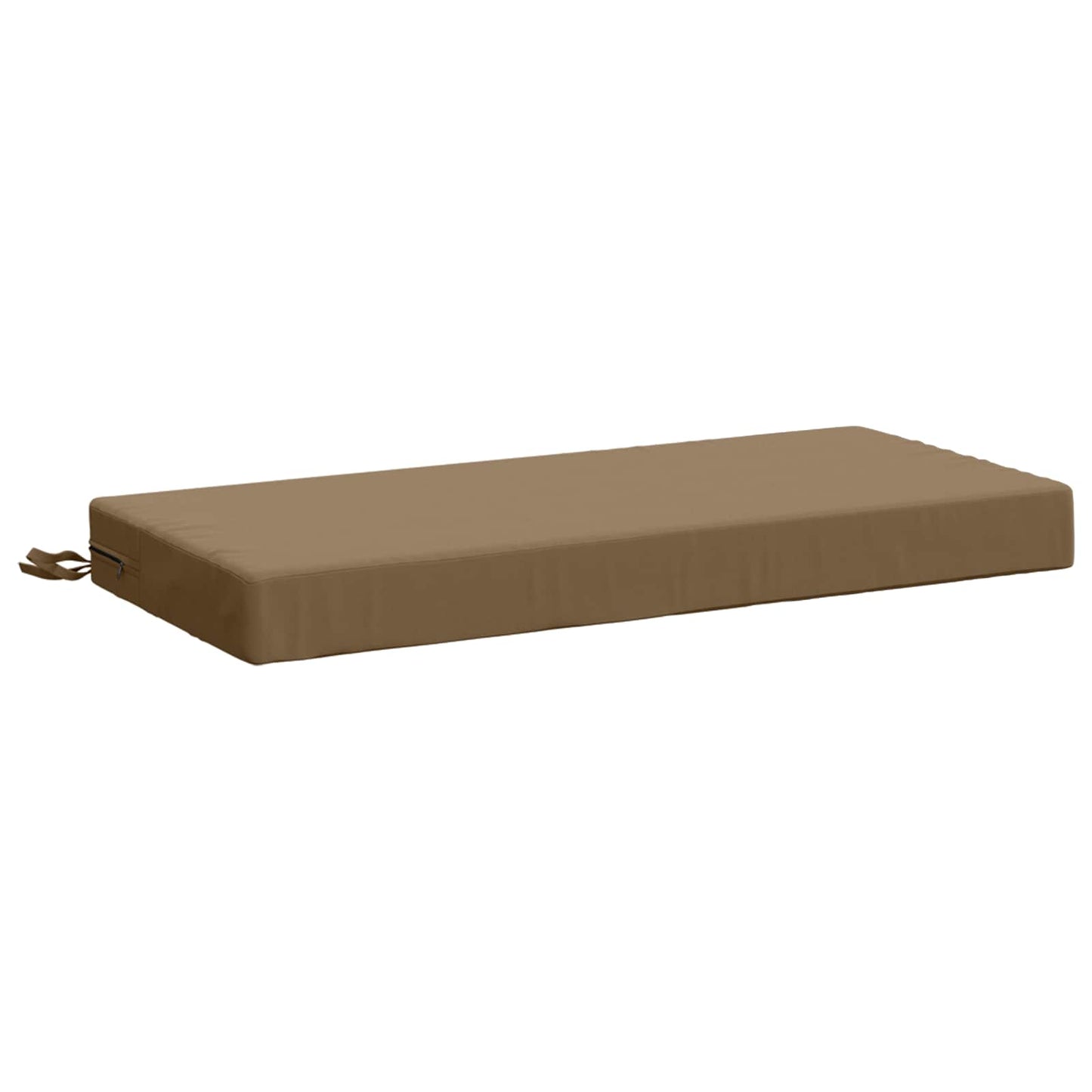Bench Cushion SOEST 100% Polyester Taupe 60 x 40 x 8 cm