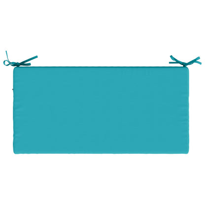 2-Piece Bench Cushions SOEST 2 pcs 100% Polyester Turquoise