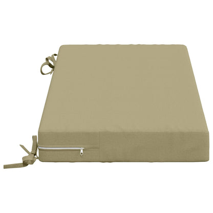 2-Piece Bench Cushions SOEST 2 pcs 100% Polyester Light Green