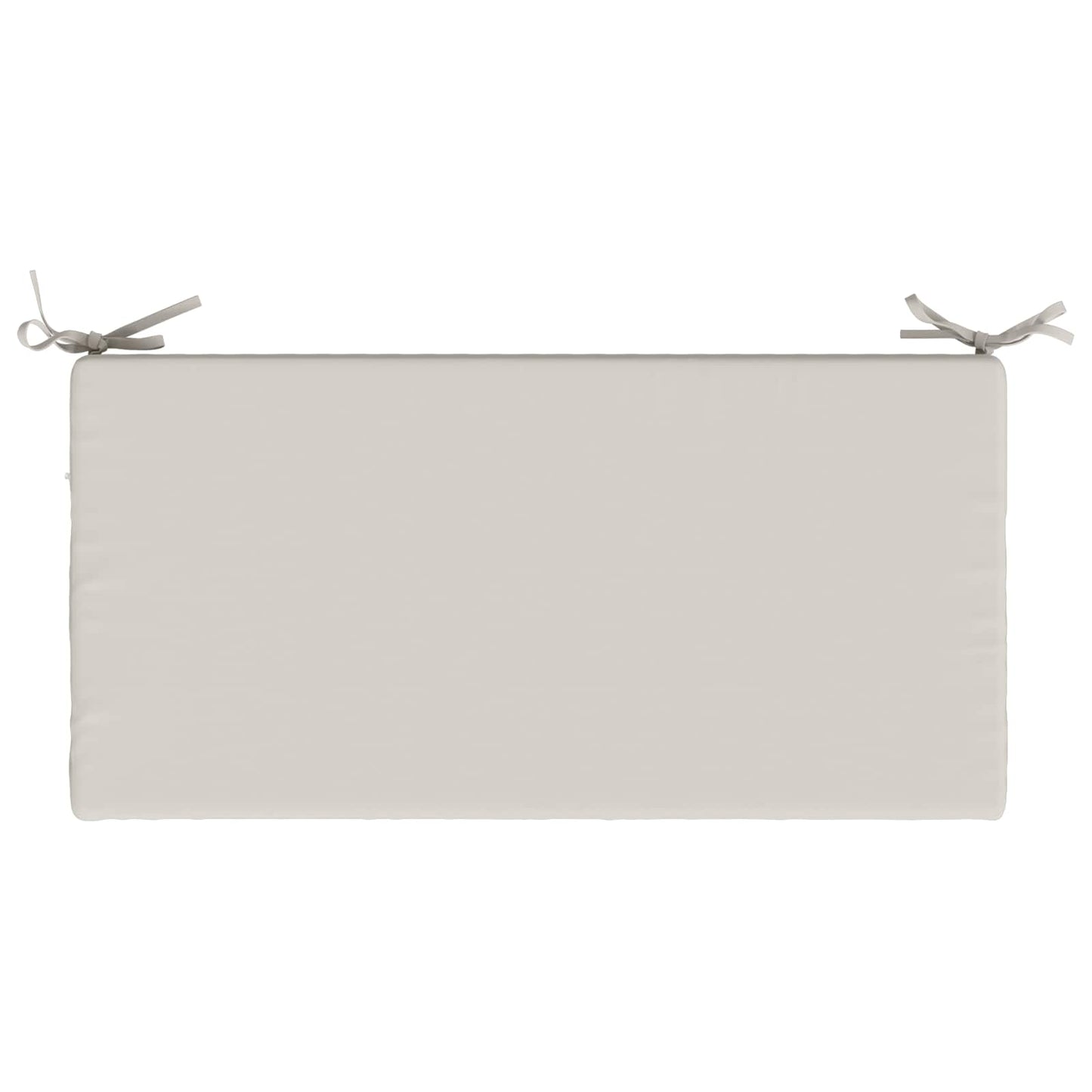 Bench Cushion SOEST 100% Polyester White 80 x 40 x 8 cm