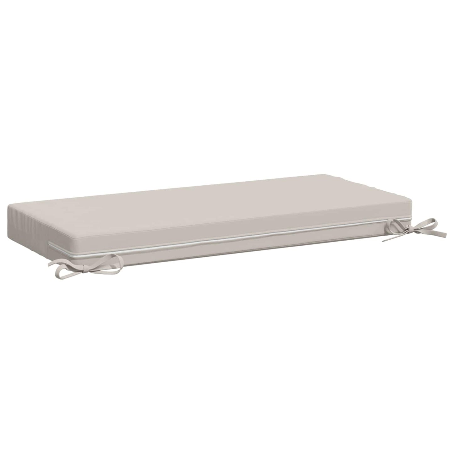 2-Piece Bench Cushions SOEST 2 pcs 100% Polyester White