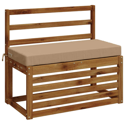 Bench Cushion SOEST 100% Polyester Sand 80 x 40 x 8 cm