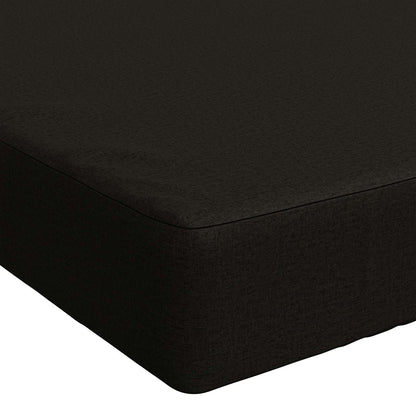 2-Piece Bench Cushions SOEST 2 pcs 100% Polyester Black