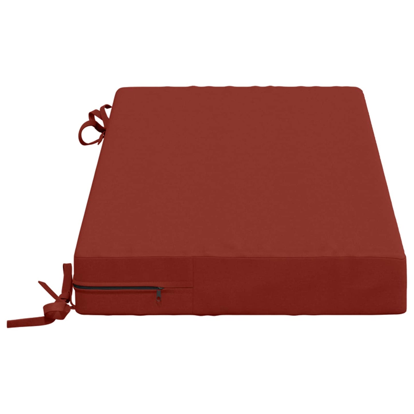 Bench Cushion SOEST 100% Polyester Red 80 x 40 x 8 cm