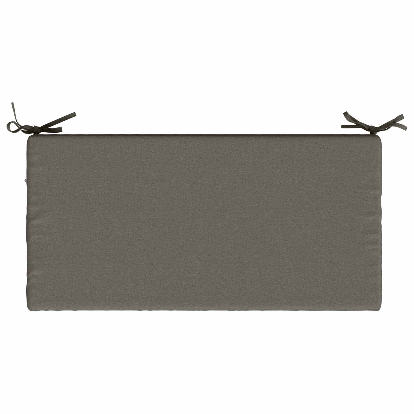 2-Piece Bench Cushions SOEST 2 pcs 100% Polyester Grey