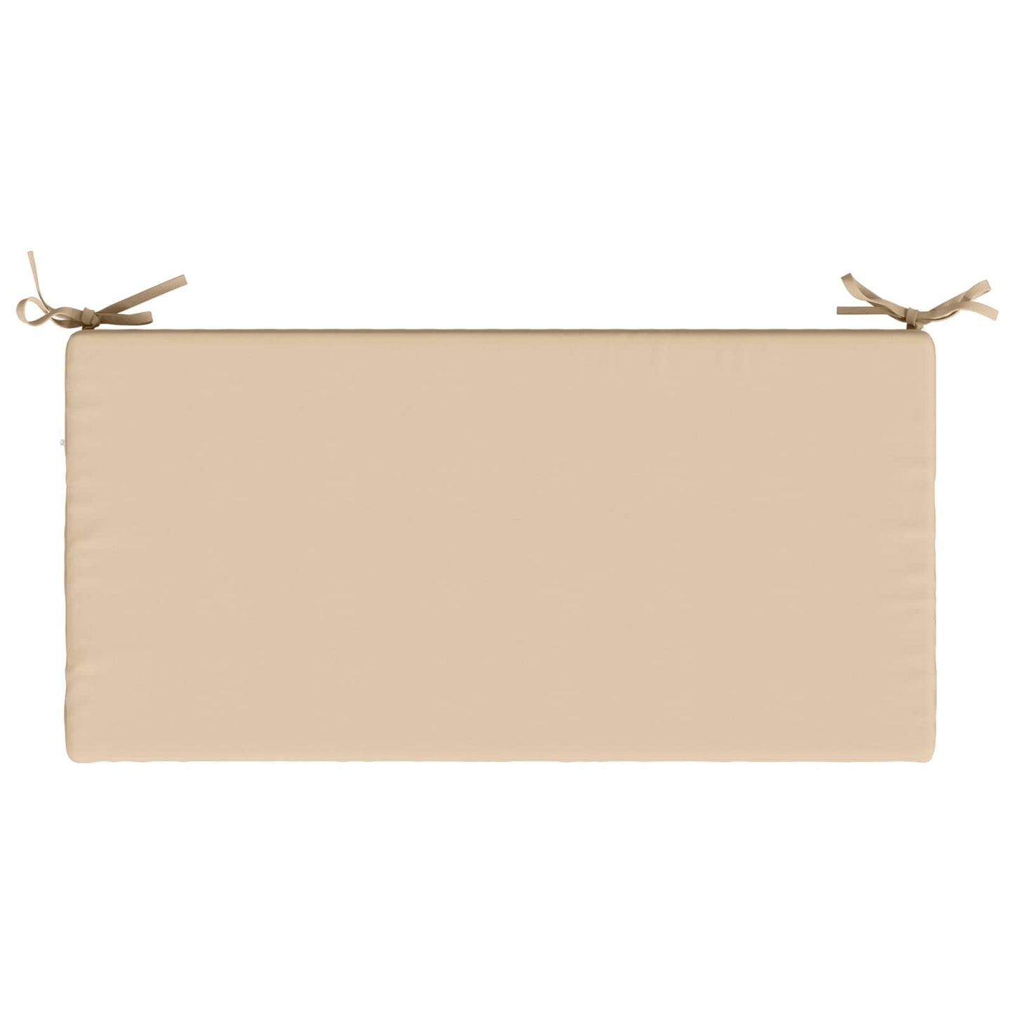 2-Piece Bench Cushions SOEST 2 pcs 100% Polyester Cream