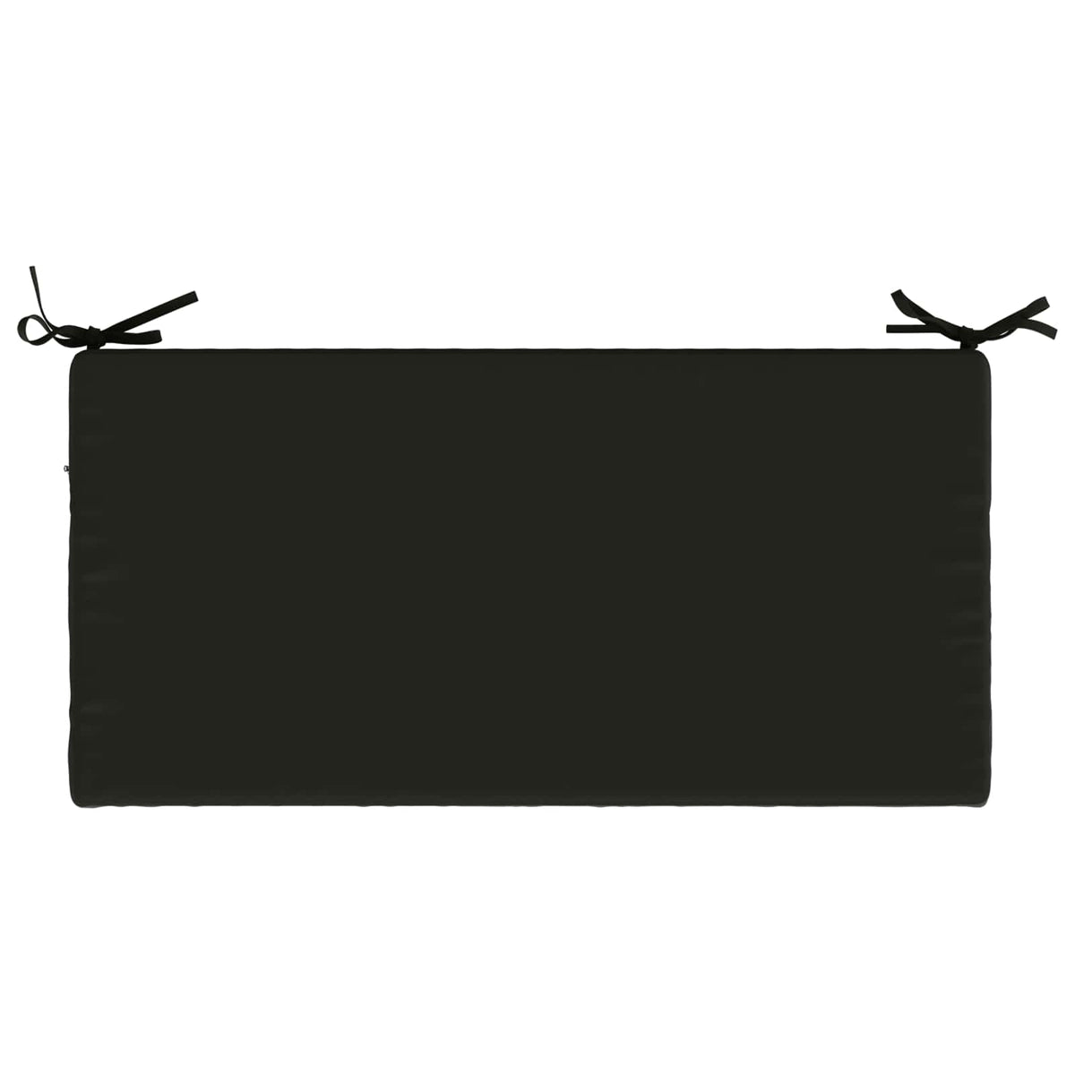 2-Piece Bench Cushions SOEST 2 pcs 100% Polyester Black