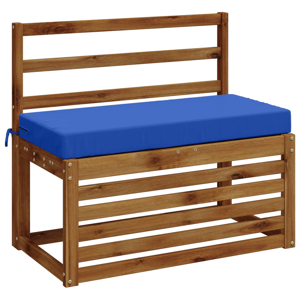 Bench Cushion SOEST 100% Polyester Royal Blue 80 x 40 x 8 cm