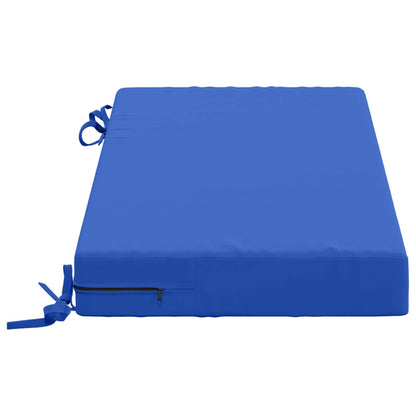 Bench Cushion SOEST 100% Polyester Royal Blue 80 x 40 x 8 cm
