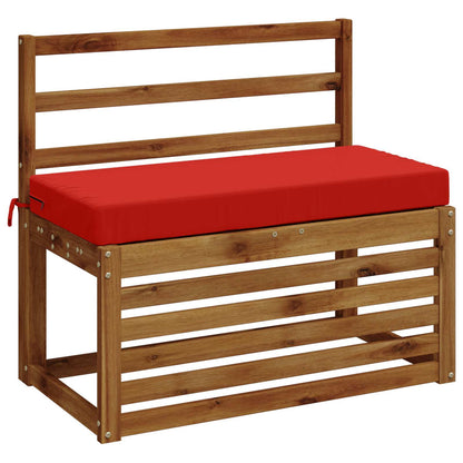 Bench Cushion SOEST 100% Polyester Red 80 x 40 x 8 cm